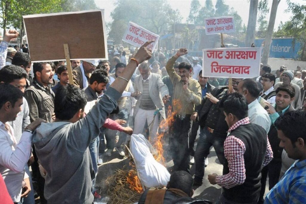 Jat community agitation