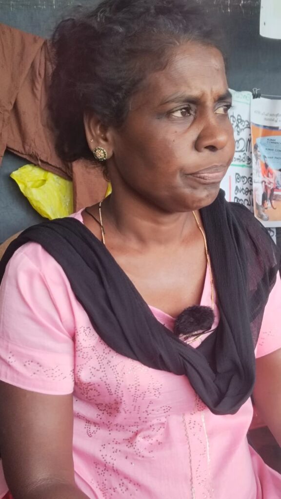 Bindu Vayalasseri, who leads the tribal protest in Nilambur