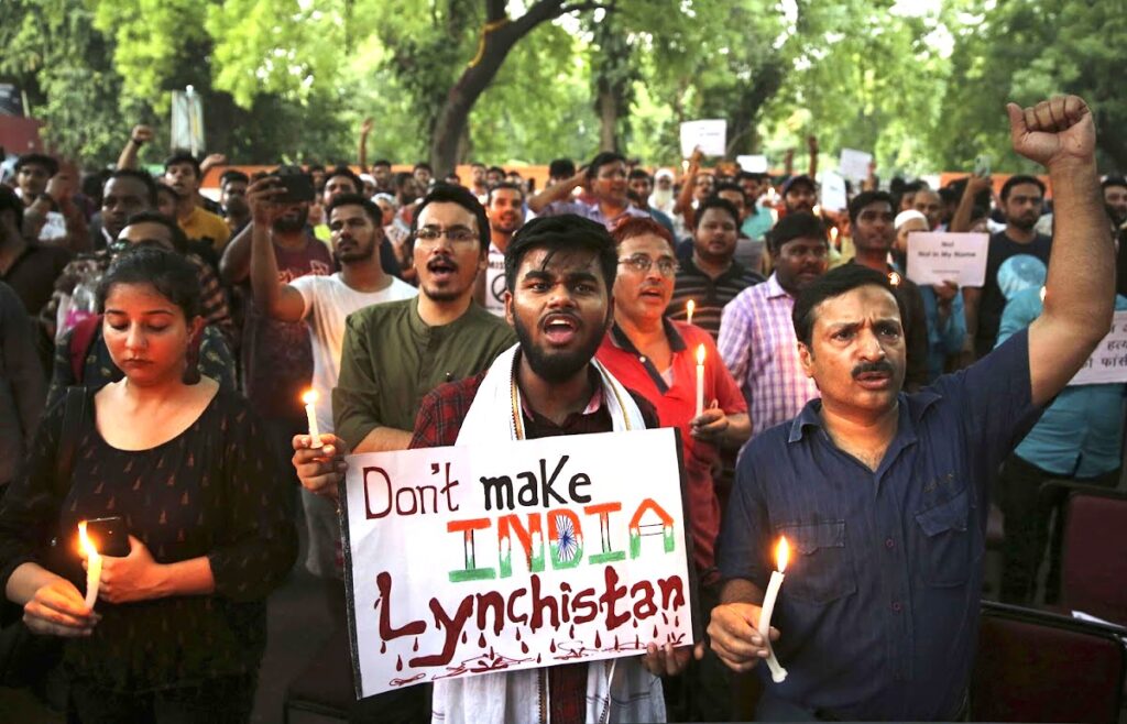 Protest against mob lynching in Jharkhand