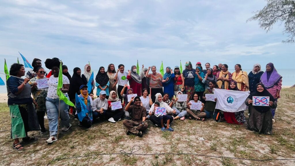 Fisher women leaders at the Global Fisher Women Assembly held at Hat Yai in Thailand in August 2025