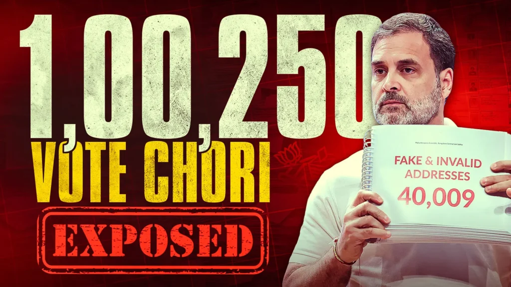 Rahul Gandhi's press conference about Vote Theft in India 
