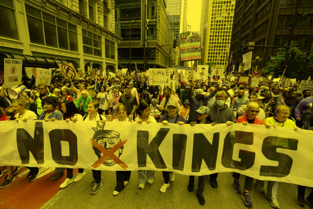 No Kings rally in June 2025, millions turned out to protest President Trump’s administration