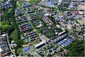 Aerial view of Vauban neighbourhood