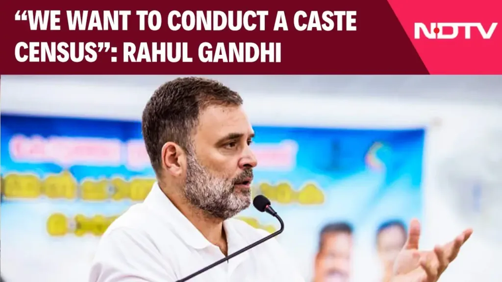 Rahul Gandhi demands Caste Census
