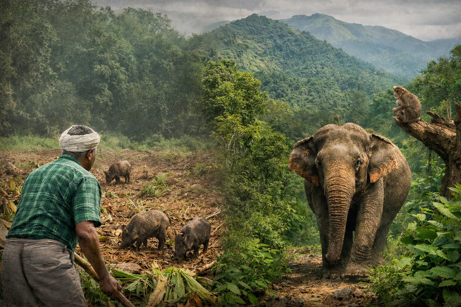 Mitigating human wildlife conflicts in Kerala : Strategies for coexistence 