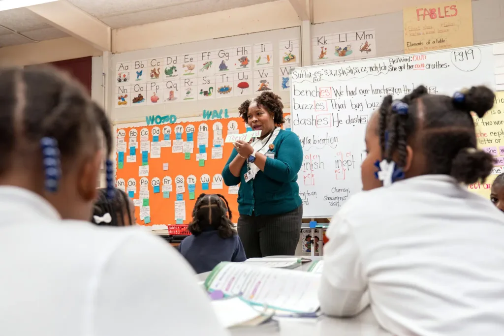 Reading instruction in a Mississippi classroom