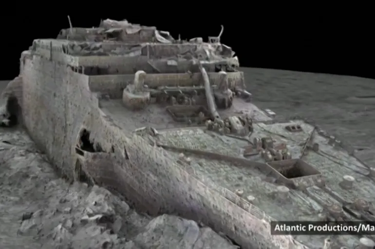 
The wreck of the ill-fated Titanic