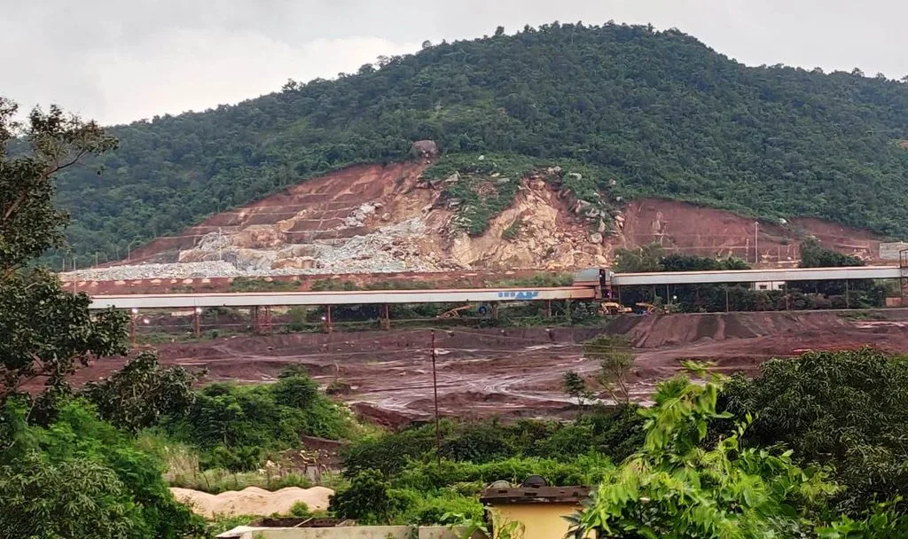 Iron ore mining in Chhattisgarh
